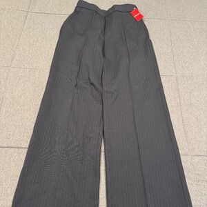 NWT - Spanx Pinstripe Ponte Perf Pant Blue/Grey Pinstripe